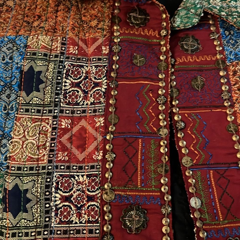 Vintage Chico’s Patchwork Vest - image 2